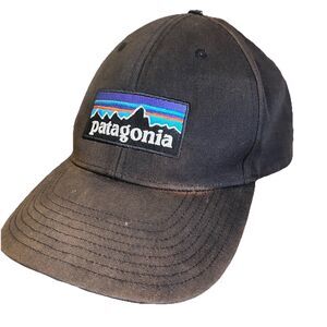 Patagonia Snapback Cap Black Distressed